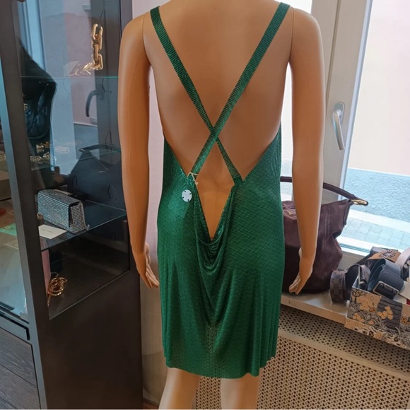 FANNIE SCHIAVONI Hailey Dress in Green size small - Picture 6 of 15